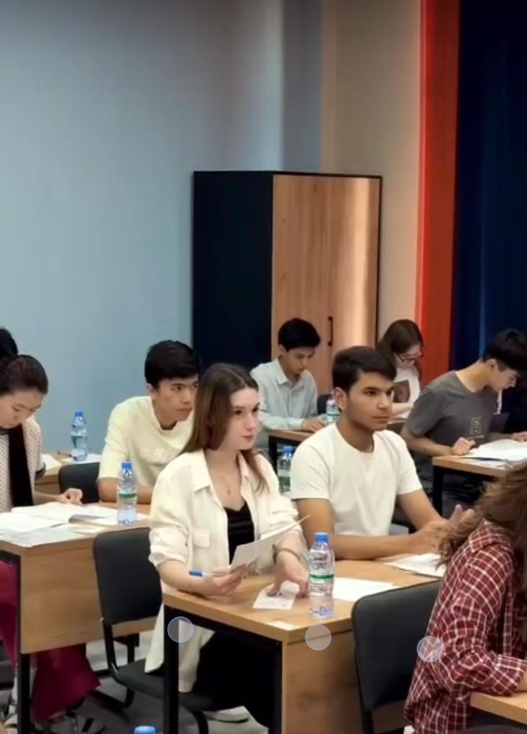 Student preparing to study abroad